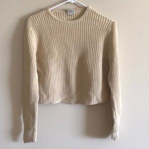 banana republic cropped sweater